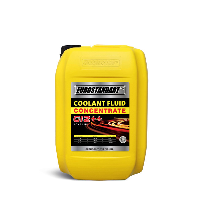 Охолоджувальна рідина EUROSTANDART COOLANT FLUID G12++ CONCENTRATE